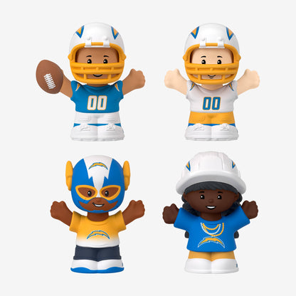 Little People Collector x NFL Los Angeles Chargers Set - Bộ Mô Hình Nhân Vật Thể Thao - Mattel HNJ53 - Hình ảnh bổ sung 4