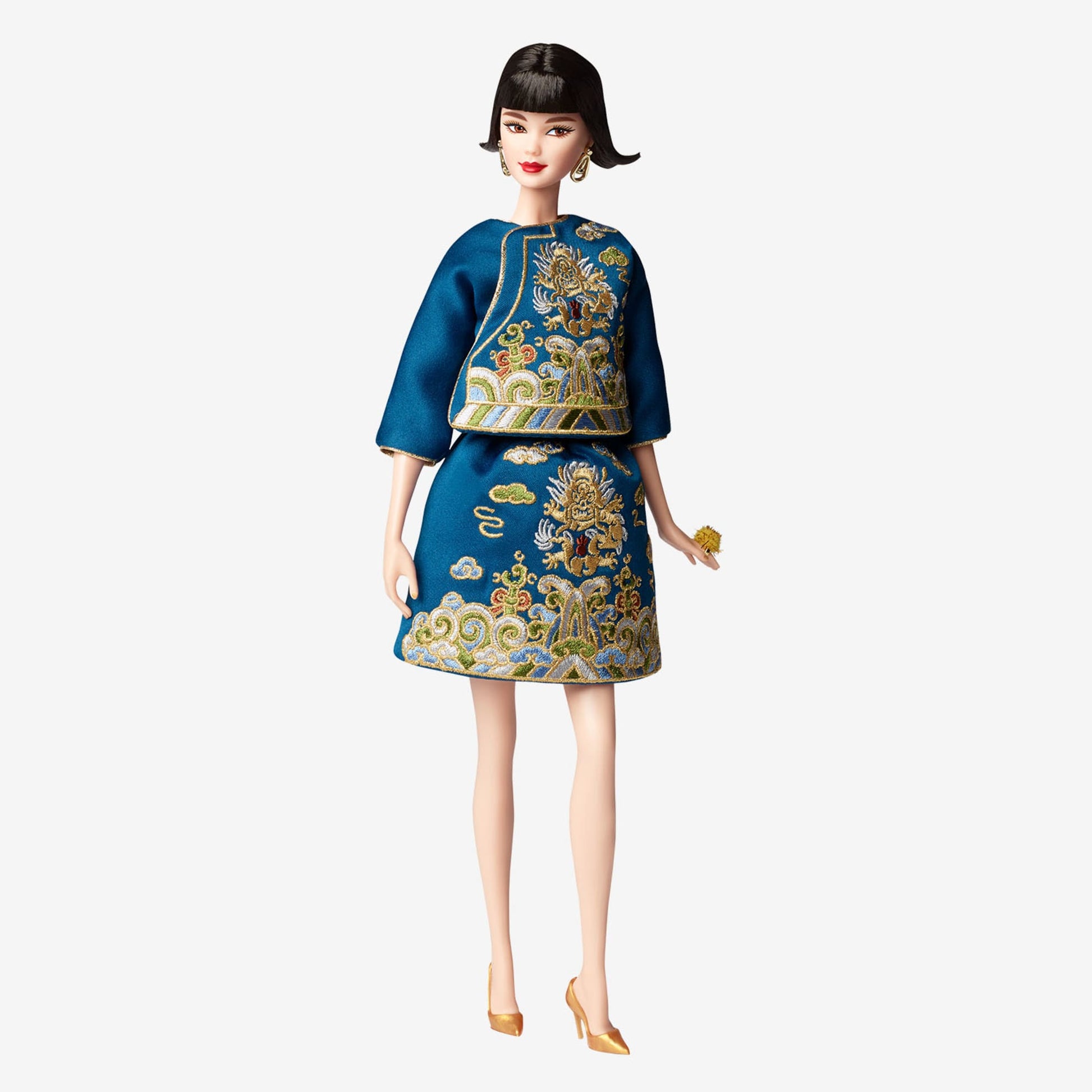 2023 Barbie Lunar New Year Doll Designed by Guo Pei - Búp bê sưu tầm cao cấp - Mattel Barbie Signature - Hình ảnh bổ sung 5