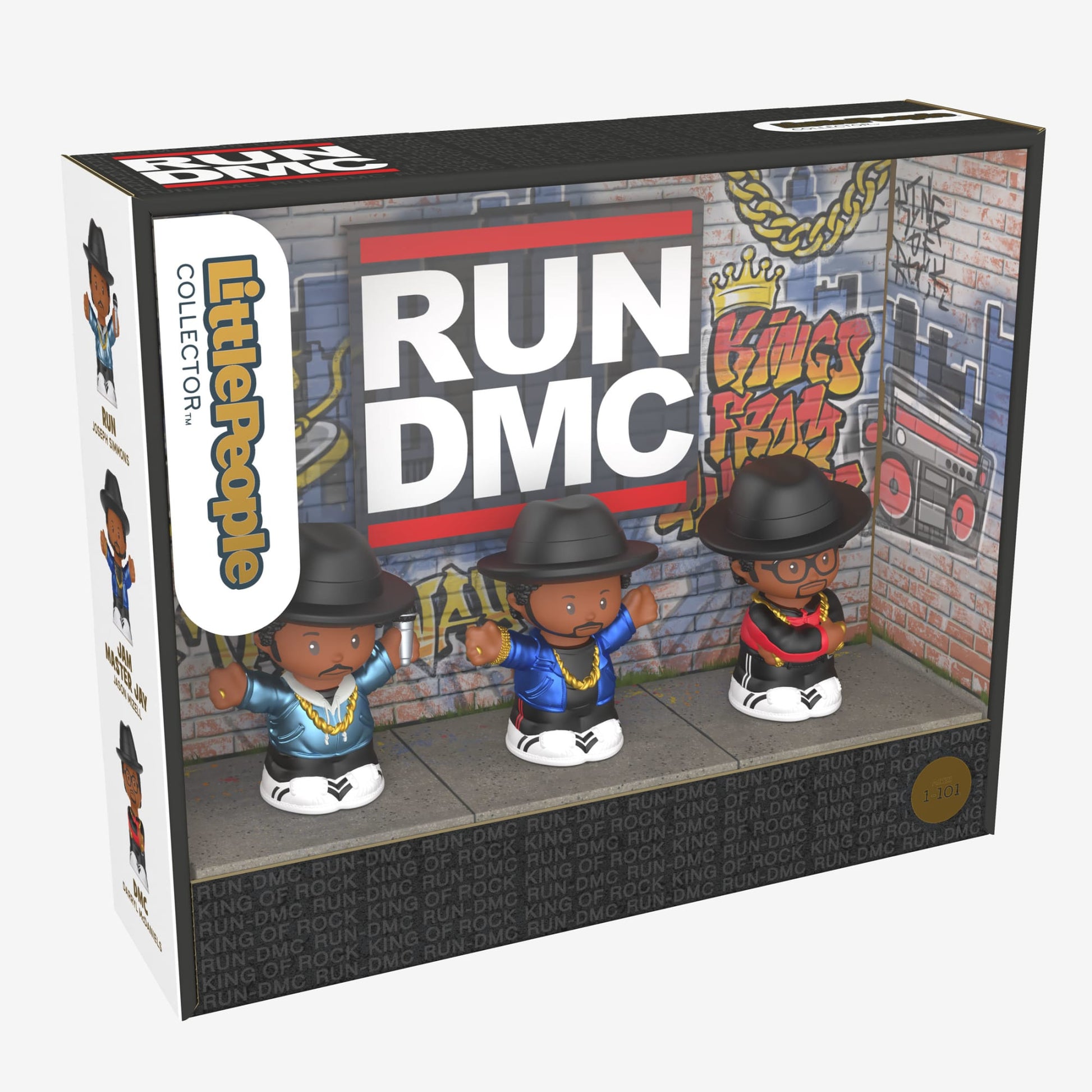 Little People Collector Run DMC Figures - Bộ 3 Mô Hình Hip Hop Sưu Tập - Fisher-Price Mattel Mattel Creations - ảnh 2 - Colle