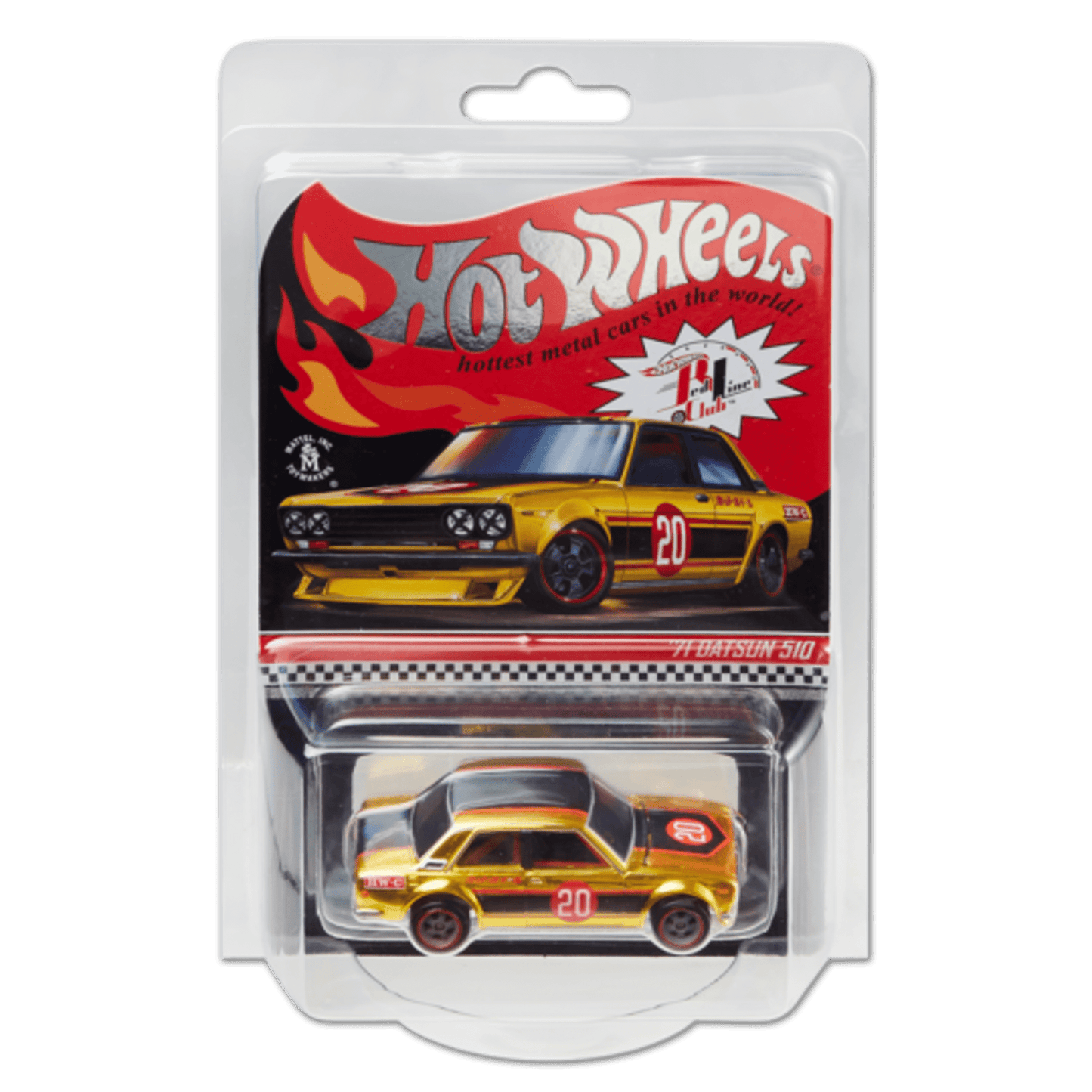 RLC Exclusive ’71 Datsun 510 Xe Mô Hình Tỉ Lệ 1:64 Hot Wheels Collectors - Hình ảnh bổ sung 5