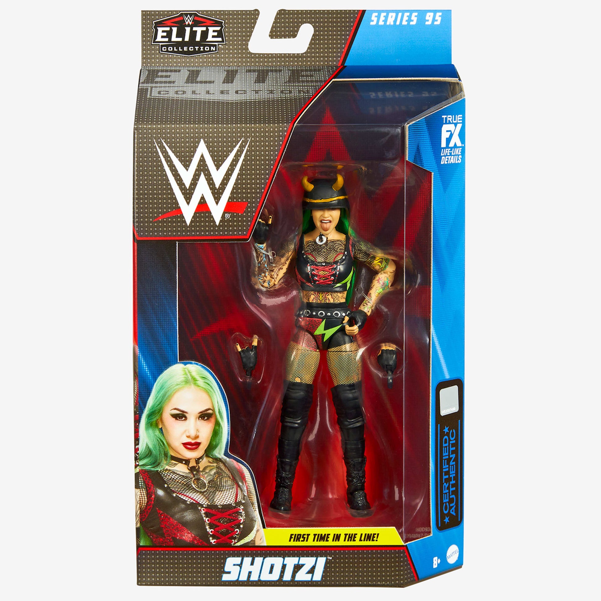 WWE Shotzi Elite Collection Action Figure - Mô Hình Siêu Sao WWE Cao Cấp - Mattel HDF39 - Hình ảnh bổ sung 5