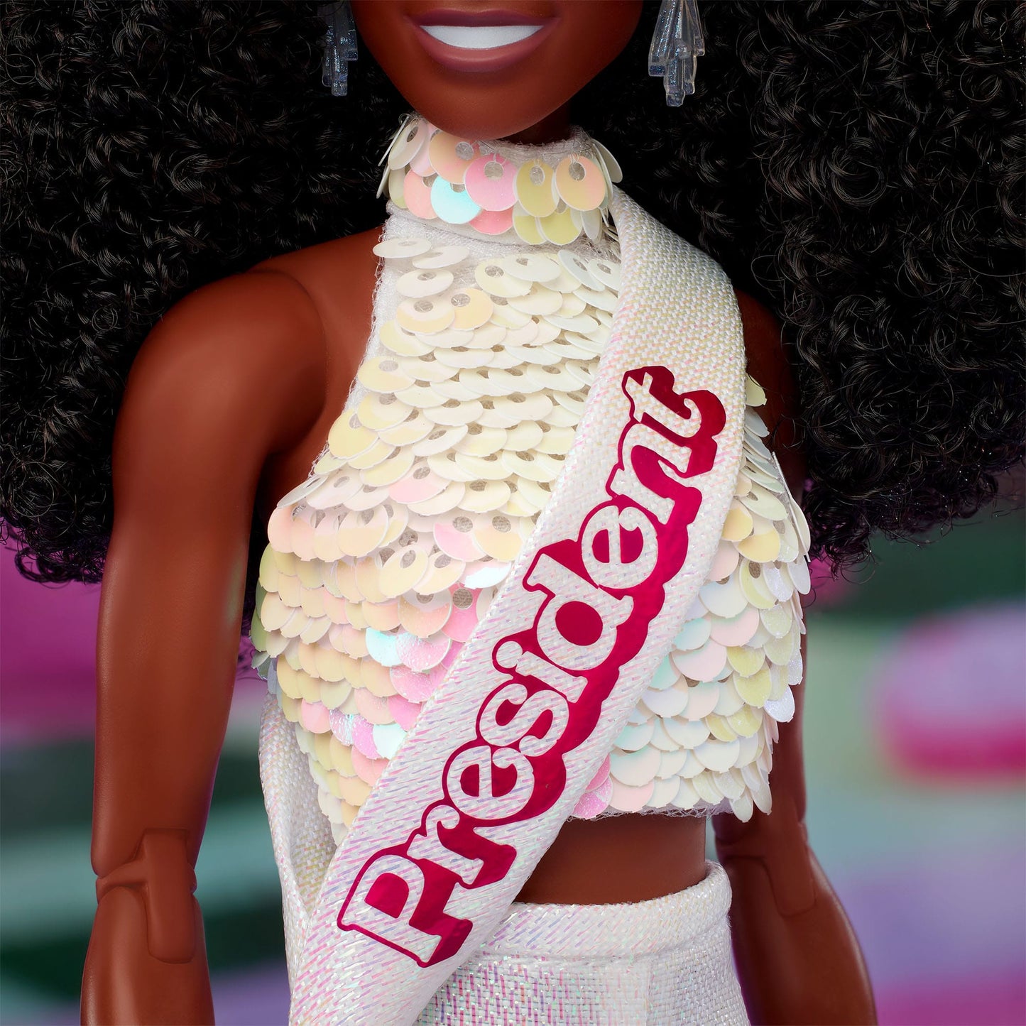 Barbie The Movie Disco President Barbie Doll
