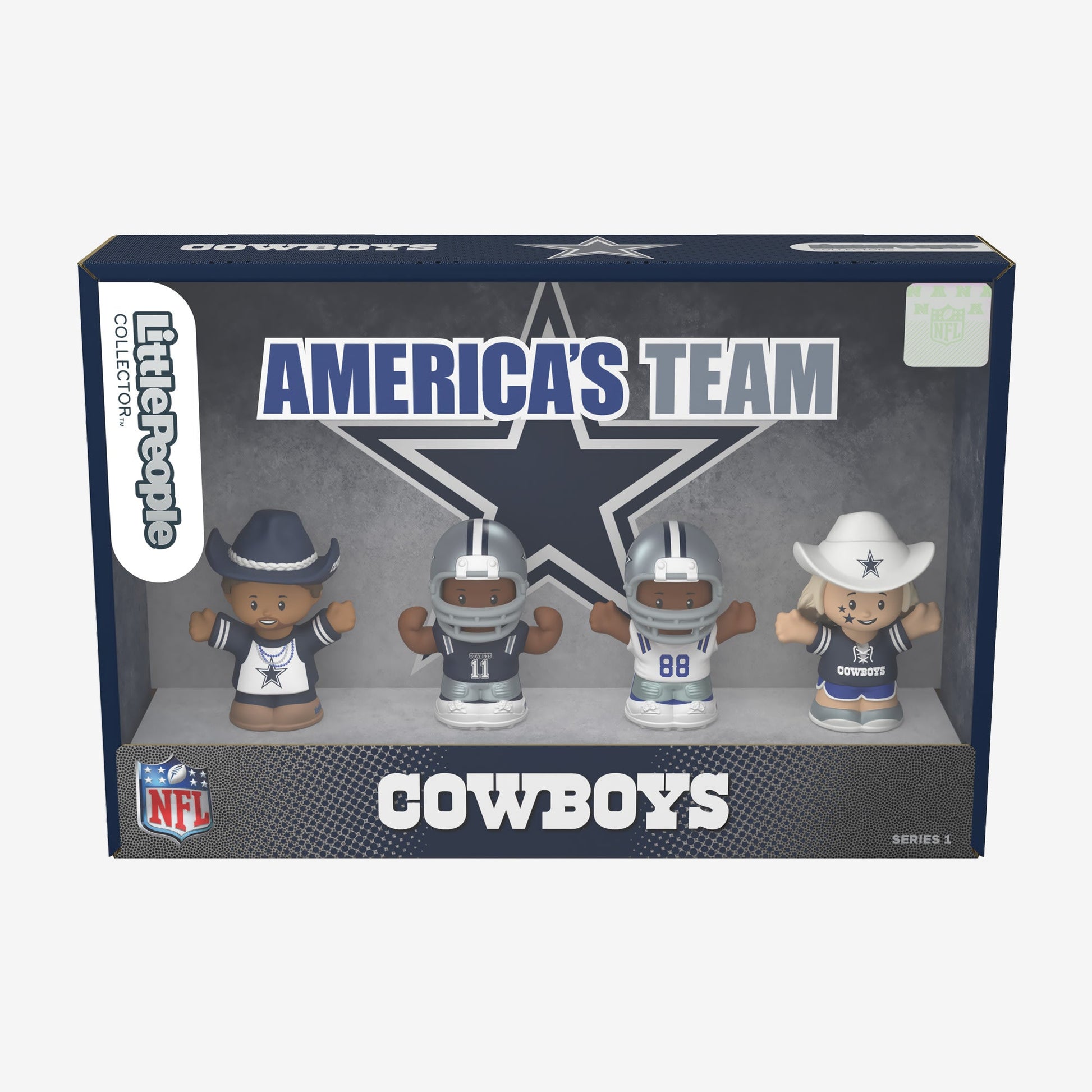 Little People Collector x NFL Dallas Cowboys Set - Bộ Mô Hình Đồ Chơi Sưu Tầm - Mattel Fisher-Price Mattel Creations - ảnh 3 