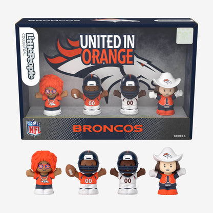Little People Collector x NFL Denver Broncos Set - Bộ Mô Hình Sưu Tầm NFL - Mattel HNJ41 - Góc nhìn khác 3
