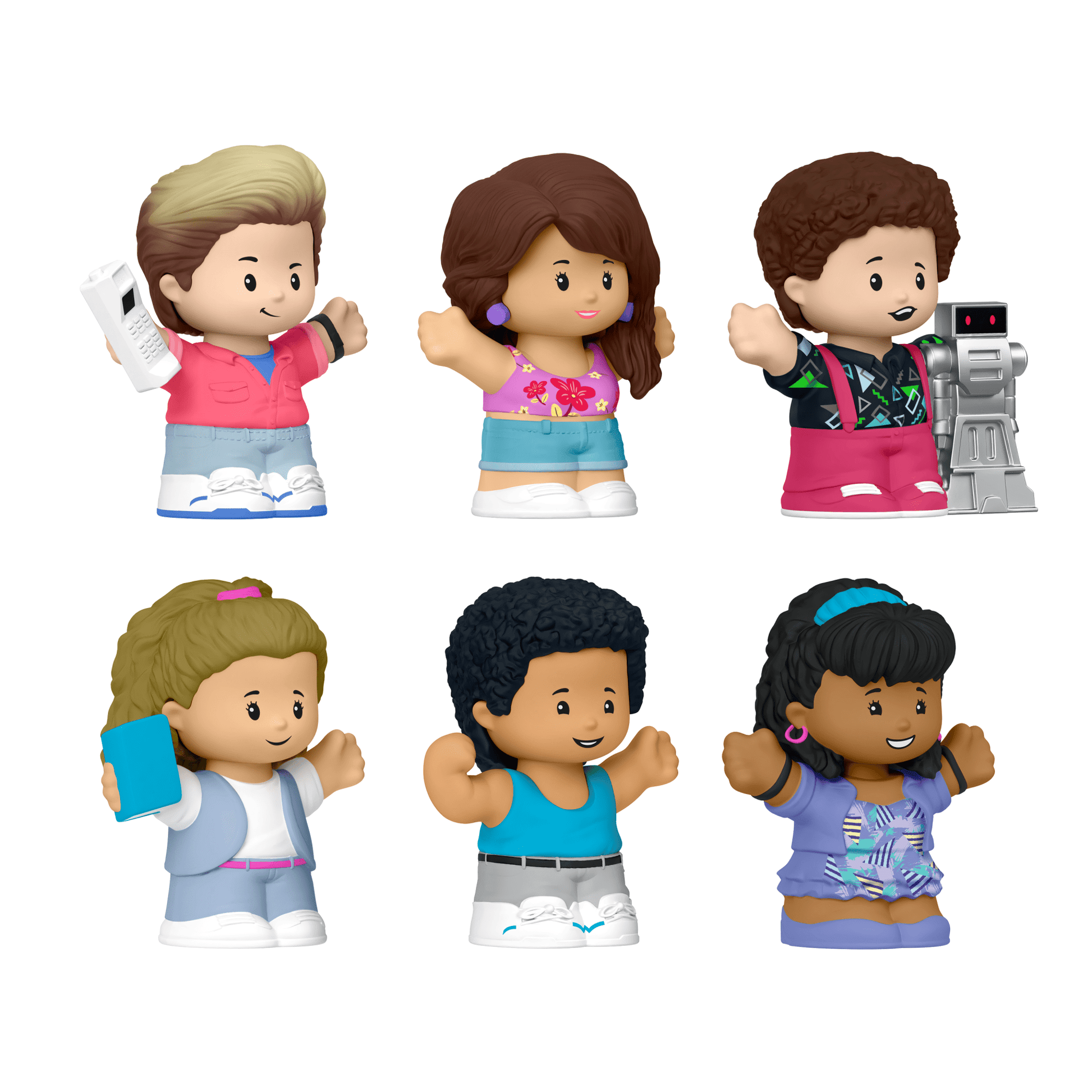 Little People Collector Saved by the Bell Special Edition Set - Bộ Mô Hình Sưu Tầm - Mattel HVG53 - Hình ảnh chi tiết 2