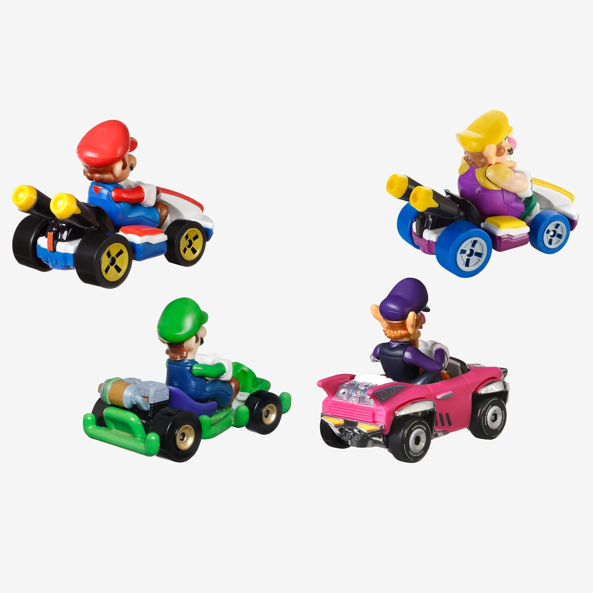 Hot Wheels Mario Kart Vehicles 4-Pack - Bộ 4 Xe Đồ Chơi Mô Hình Tỷ Lệ 1:64 - Hot Wheels - Hình ảnh bổ sung 4
