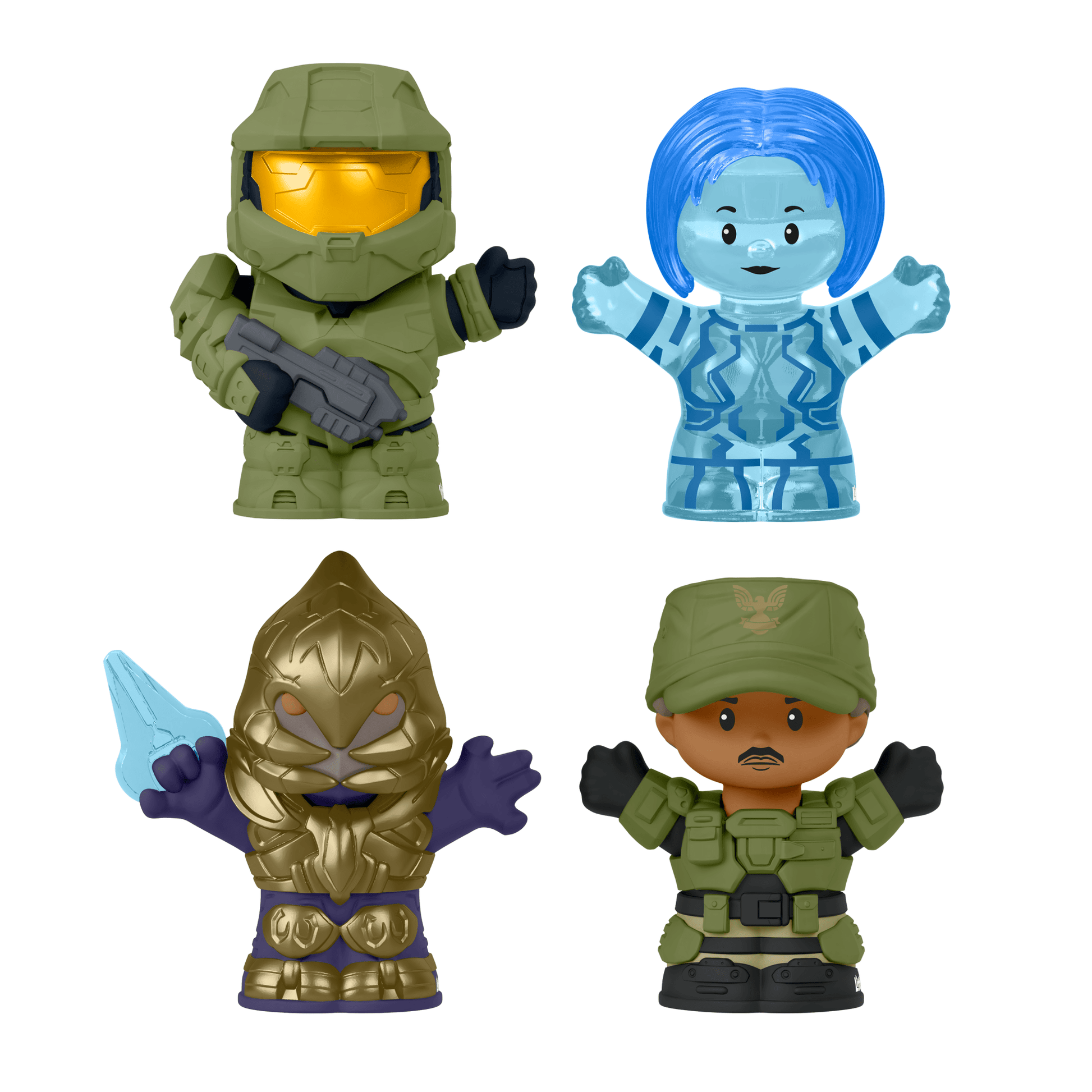 Little People Collector Halo Special Edition Set - Bộ Mô Hình Nhân Vật Halo 3 - Mattel Creations - Hình ảnh chi tiết 2