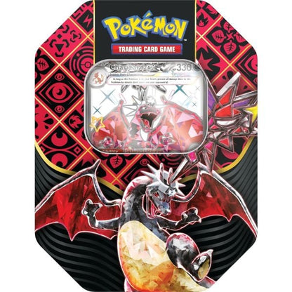 PT109 Pokemon TCG Paldean Fates Tin Shiny Charizard ex
