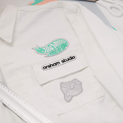 Hot Wheels x Daniel Arsham Patches & Sticker Set - Bộ Huy Hiệu Và Nhãn Dán Sưu Tầm - Hot Wheels - Hình ảnh bổ sung 4