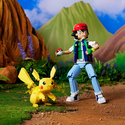 Ash & Pikachu: Path to Victory - Bộ Lắp Ráp Mô Hình Pokémon MEGA Showcase HTJ05