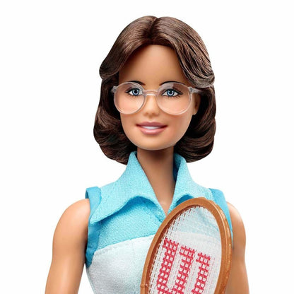 Billie Jean King Barbie Inspiring Women Series Doll - Búp bê Sưu tầm Huyền thoại Quần vợt - Mattel GHT85 Mattel - ảnh 3 - Col
