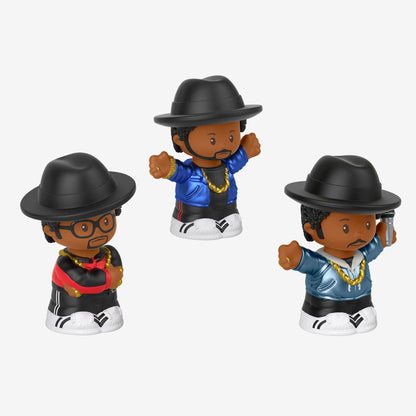 Little People Collector Run DMC Figures - Bộ 3 Mô Hình Hip Hop Sưu Tập - Fisher-Price Mattel - Góc nhìn khác 3