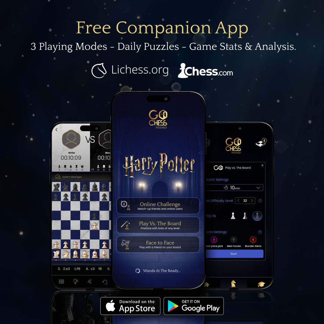 GoChess Wizard Mini | Bàn Cờ Vua Thông Minh Harry Potter | Particula Particula - ảnh 2 - Bàn cờ thông minh