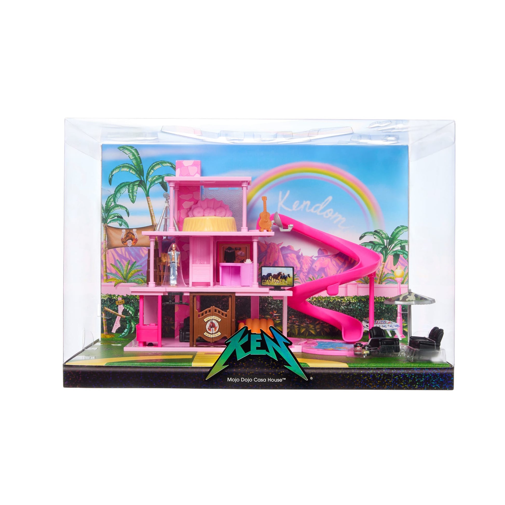 Mini BarbieLand Mojo Dojo Casa House - Mô hình Nhà Búp bê Ken Mini - Mattel Creations JCB30 Mattel - ảnh 6 - Playset