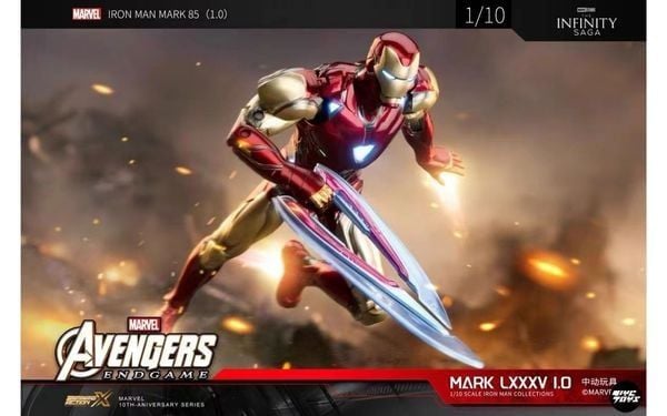 Mô hình Marvel - Iron Man MK85 1.0 Version - ZD Toys - ZM12