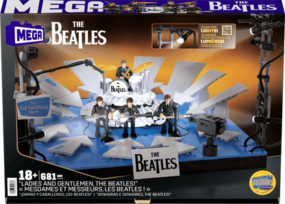 MEGA Showcase The Beatles 'Ladies and Gentlemen, The Beatles!' Building Toy Kit - Bộ Đồ Chơi Lắp Ráp Mô Hình Sân Khấu Sưu Tầm - Mattel