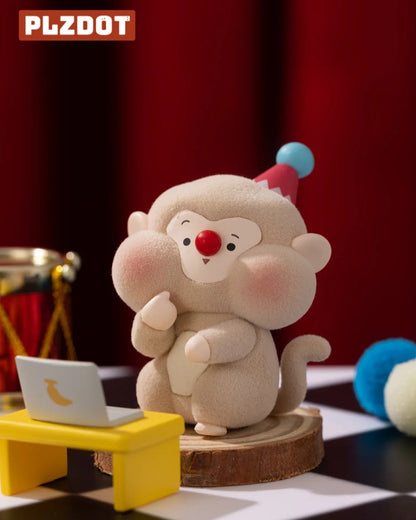 PLZDOT Peachy Monkey-Diagnosed As MALO Series - Mô hình Blind Box Art Toy chính hãng PLZDOT