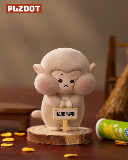 PLZDOT Peachy Monkey-Diagnosed As MALO Series - Mô hình Blind Box Art Toy chính hãng PLZDOT
