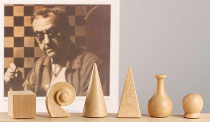 Man Ray Chess Set - Board and Pieces - Bộ Cờ Vua Gỗ Nghệ Thuật Cao Cấp - Chess House