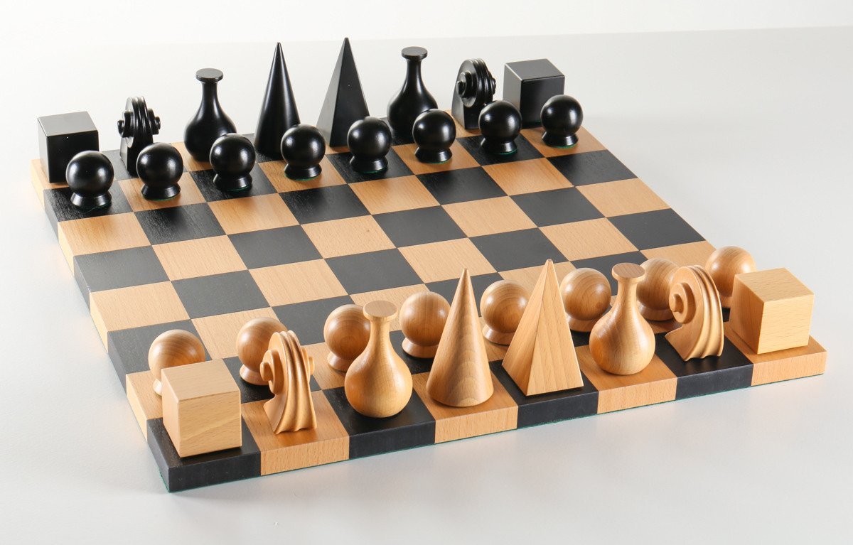 Man Ray Chess Set - Board and Pieces - Bộ Cờ Vua Gỗ Nghệ Thuật Cao Cấp - Chess House - Hình ảnh chi tiết 2