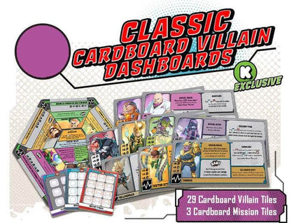 Marvel United: Classic Cardboard Villain Dashboards (Kickstarter Special)