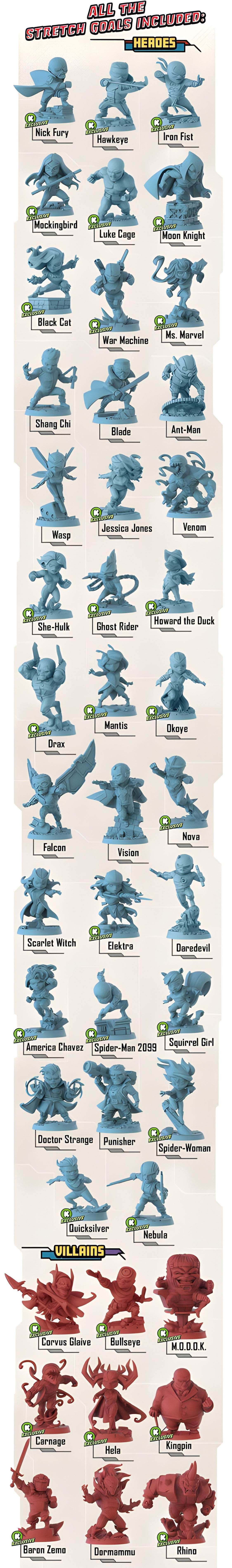 Marvel United: Kickstarter Promos Box (Kickstarter Special)