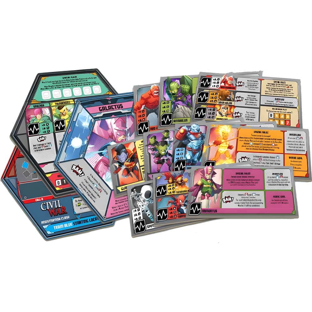 Marvel United: Multiverse Cardboard Villain Dashboards (Kickstarter Special)