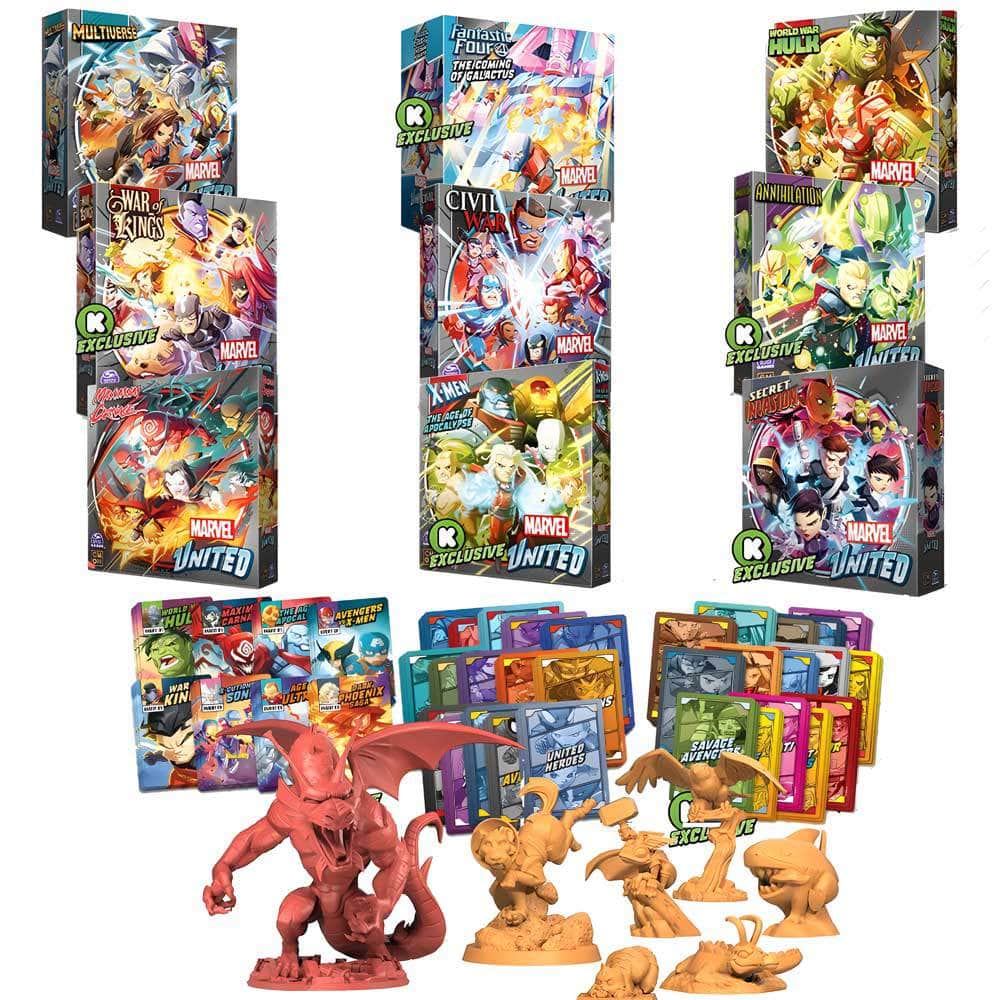 Marvel United: Multiverse Omniverse Pledge Bundle (Kickstarter Special)