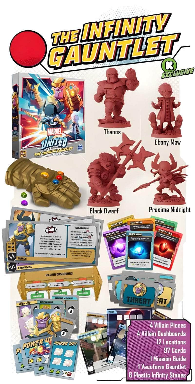 Marvel United: The Infinity Gauntlet (Kickstarter Special)