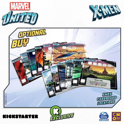 Marvel United: X-Men Locations (Kickstarter Special)
