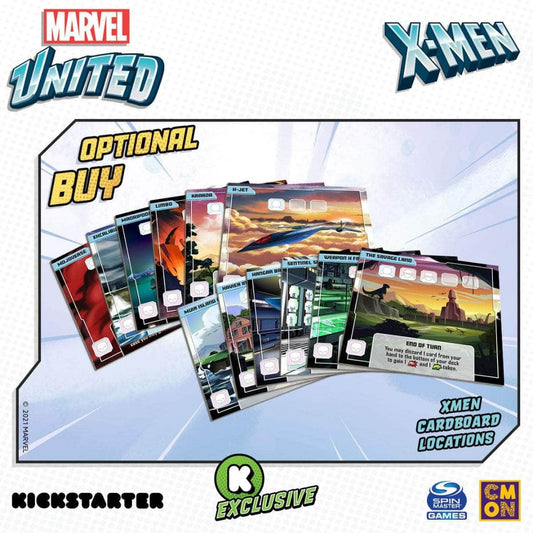 Marvel United: X-Men Locations (Kickstarter Special)