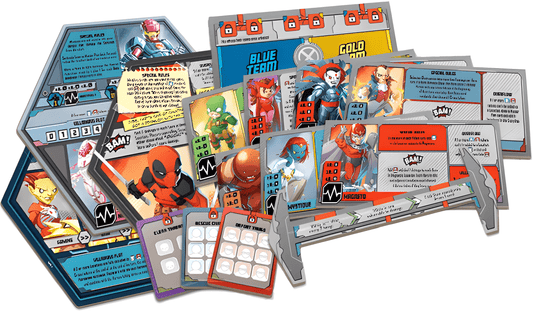 Marvel United: X-Men Cardboard Villain Dashboards (Kickstarter Special)