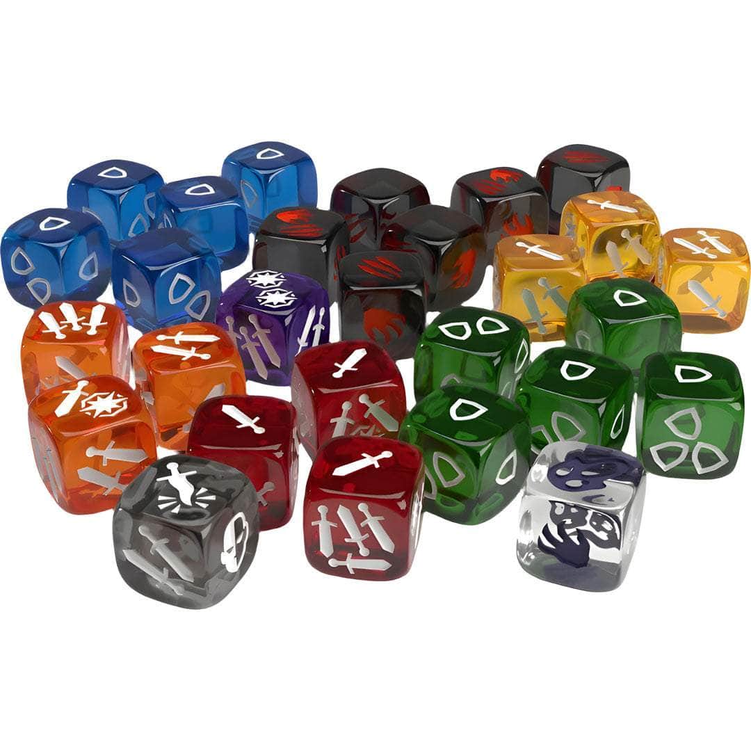 Massive Darkness: Dungeons of Shadowreach Clear Dice Set (Kickstarter Pre-Order Special)