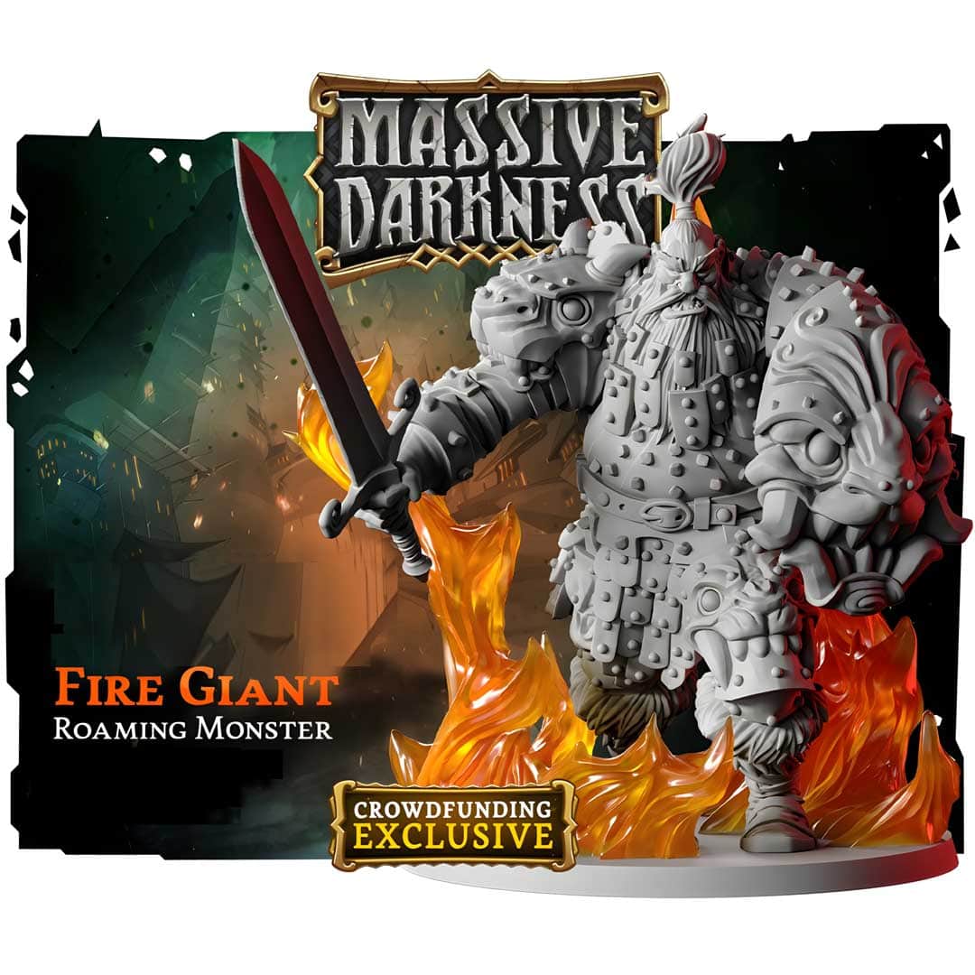 Massive Darkness: Dungeons of Shadowreach Fire Giant Expansion (Kickstarter Pre-Order Special)