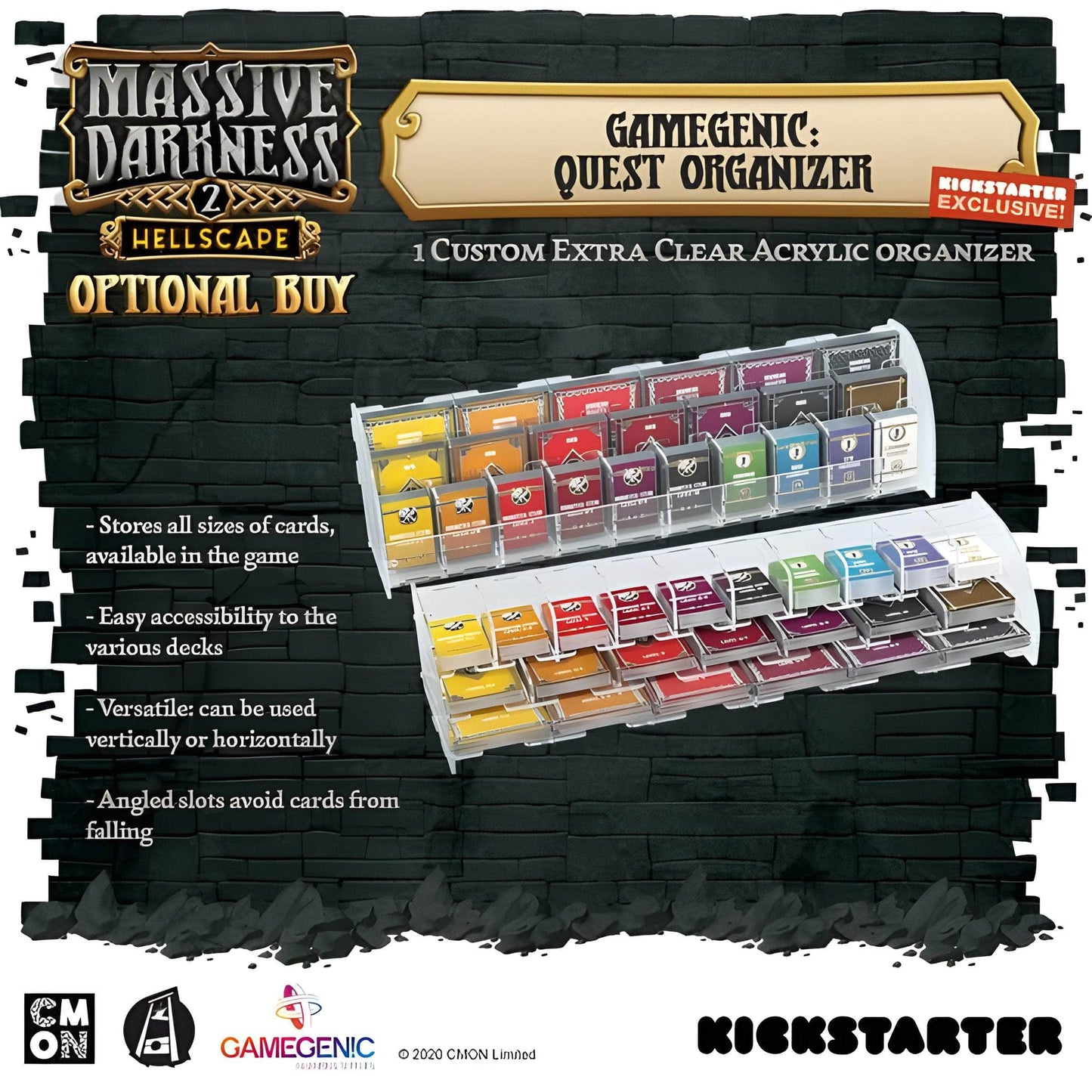 Massive Darkness: MD2 Gamegenic Quest Organizer (Kickstarter Special)