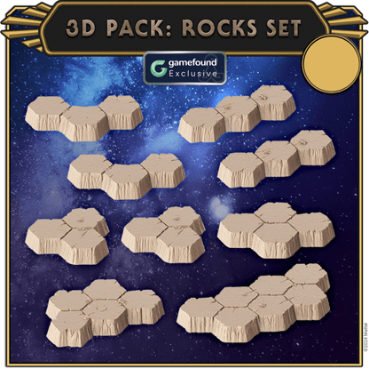 Masters of The Universe: 3D Pack Rocks Set (Kickstarter Special)