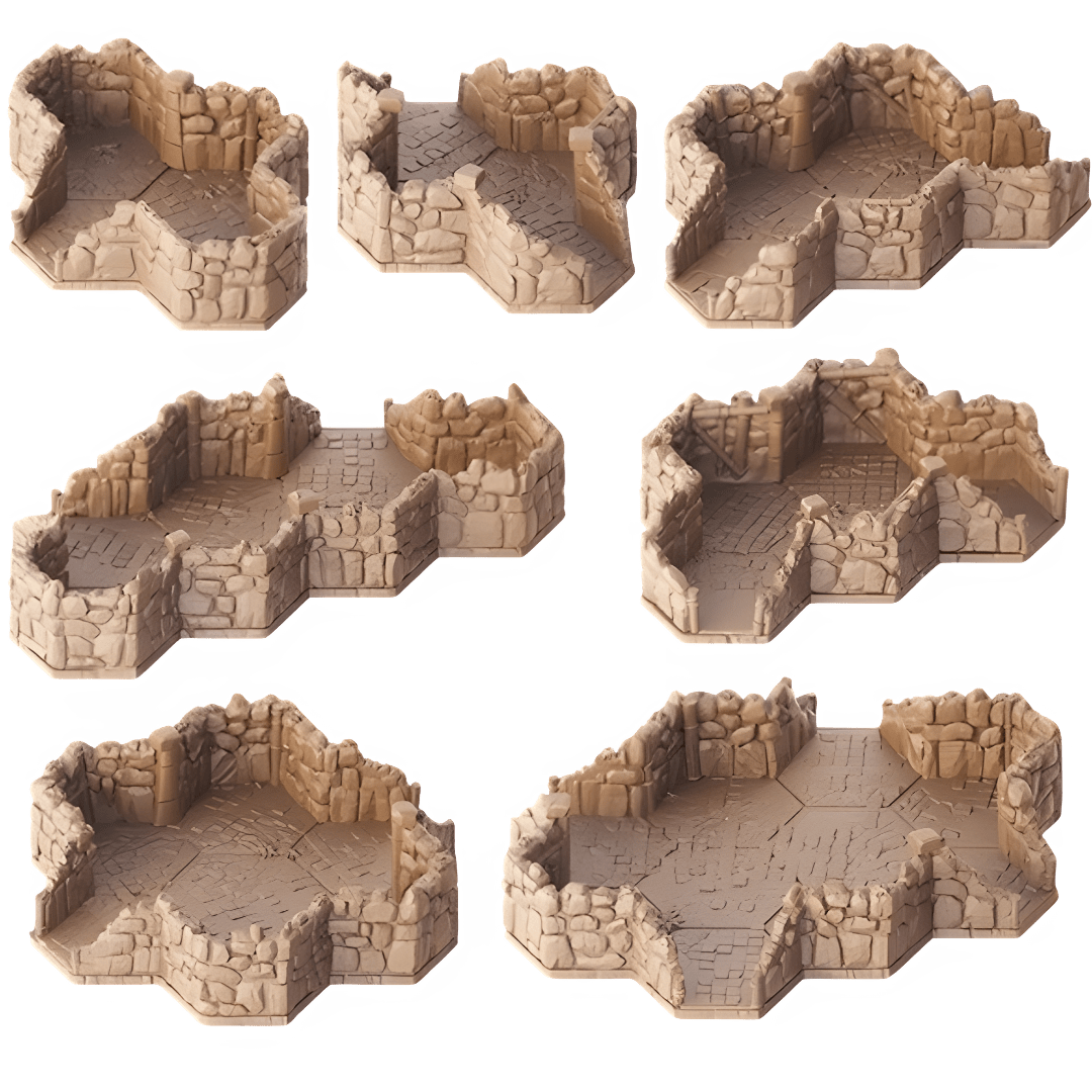Masters of The Universe: 3D Pack Ruins Set (Kickstarter Special)