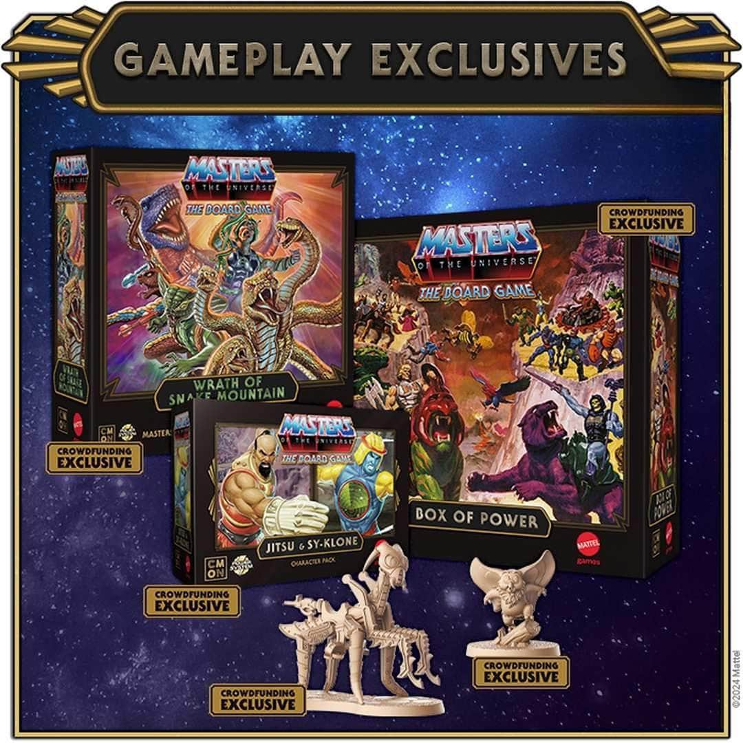 Masters of The Universe: Clash for Eternia Gameplay Exclusives Bundle (Kickstarter Pre-Order Special)