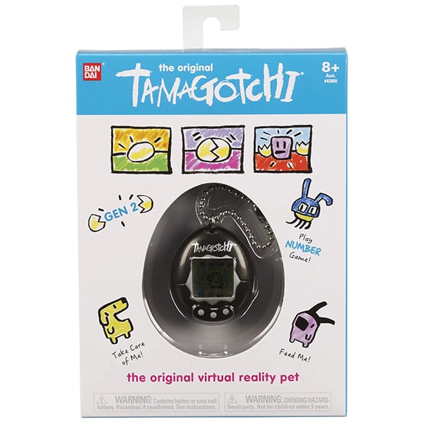 Máy nuôi thú ảo Original Tamagotchi - Black with Silver P2
