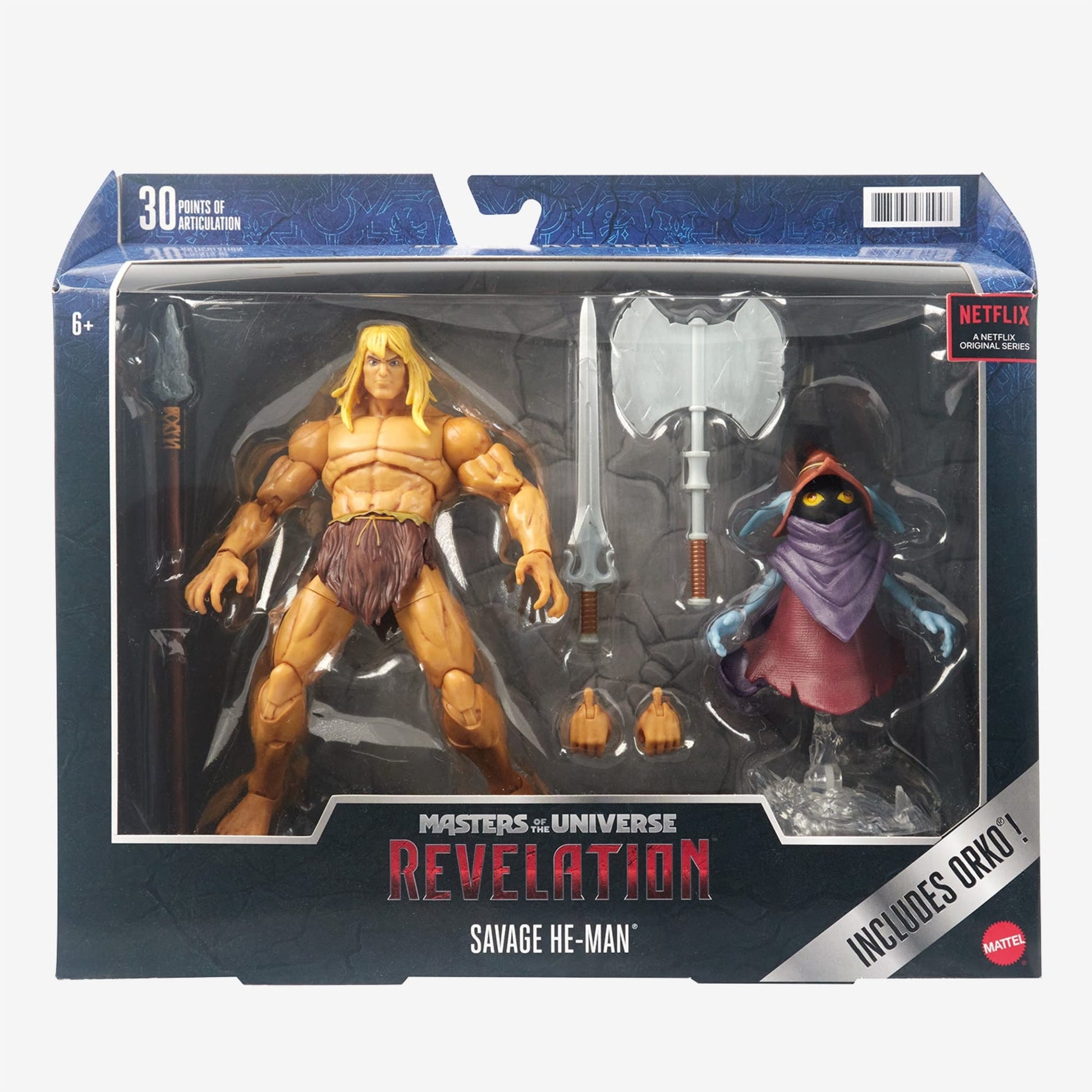 Masters of the Universe Masterverse Revelation Savage He-Man Action Figure - Mô Hình Hành Động Cao Cấp Mattel - Hình ảnh bổ sung 9