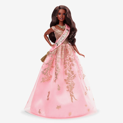President Barbie in Pink and Gold Dress – Barbie The Movie Búp Bê Tổng Thống Sưu Tầm Mattel Signature - Hình ảnh chi tiết 2