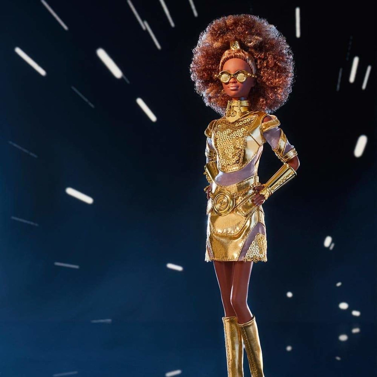 Star Wars C-3PO x Barbie Doll - Búp Bê Sưu Tầm Cao Cấp Barbie Signature - Góc nhìn khác 3