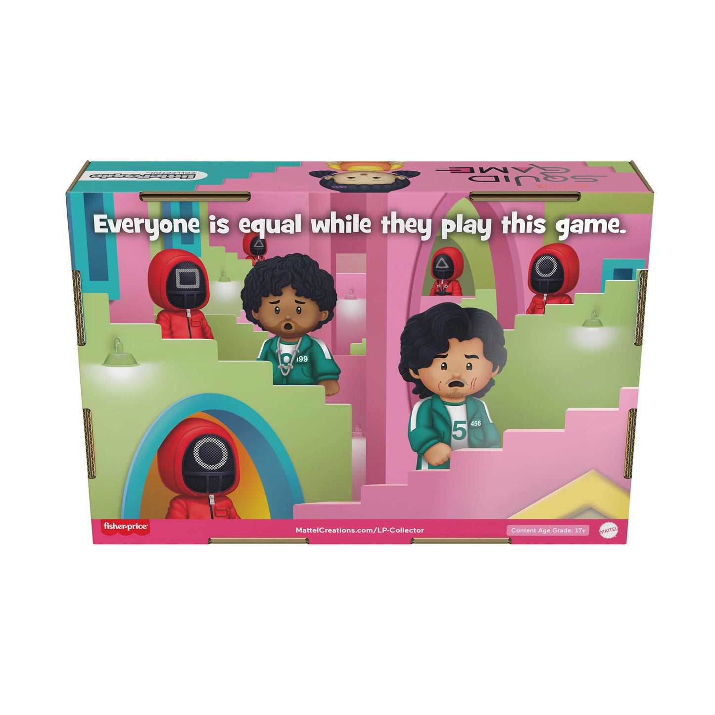 Little People Collector Squid Game Set - Bộ Hình Nhân Vật Sưu Tầm Cao Cấp - Mattel HYC41