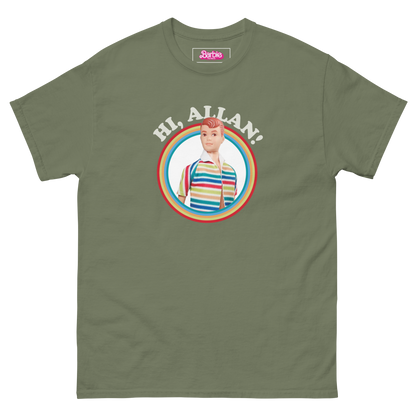 Hi Allan Doll T-shirt – Barbie The Movie Áo Thun Nam Xanh Quân Đội Mattel - Góc nhìn khác 3