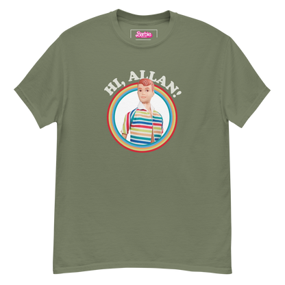 Hi Allan Doll T-shirt – Barbie The Movie Áo Thun Nam Xanh Quân Đội Mattel - Hình ảnh sản phẩm