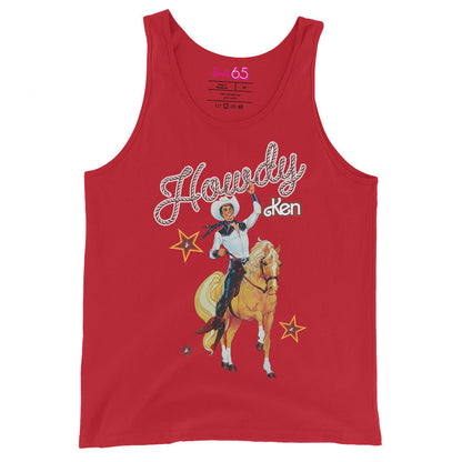 Barbie 1980's Howdy Ken Red Tank Top - Áo Ba Lỗ Nam Nữ Retro Mattel - Hình ảnh sản phẩm