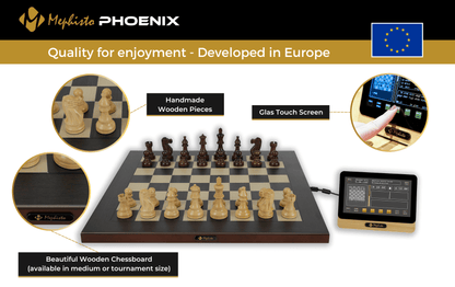 Mephisto Phoenix T - Máy Tính Cờ Vua Cao Cấp 21.7 inch - Millennium Millennium - ảnh 7 - Electronic Chess