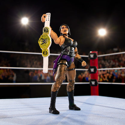 WWE Ultimate Edition RAW Ring and WWE Superstar Rhea Ripley Figure - Bộ Võ Đài và Mô Hình Sưu Tầm - Mattel - Hình ảnh sản phẩm