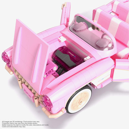 MEGA Barbie The Movie ’56 Corvette Stingray Collector Building Set - Bộ lắp ráp xe mô hình 1:18 Corvette Stingray 1956 - MEGA Barbie