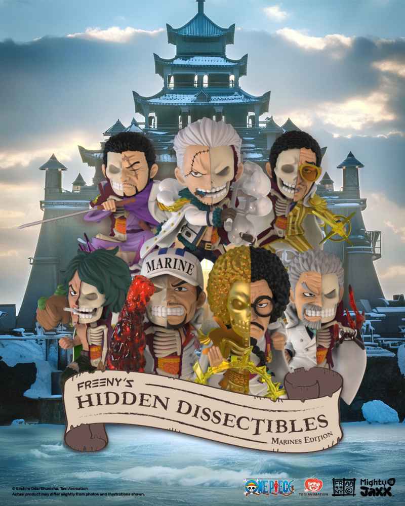 Freeny's Hidden Dissectibles: One Piece Marines Edition - Mô hình Blindbox Hải quân Mighty Jaxx - Hình ảnh sản phẩm